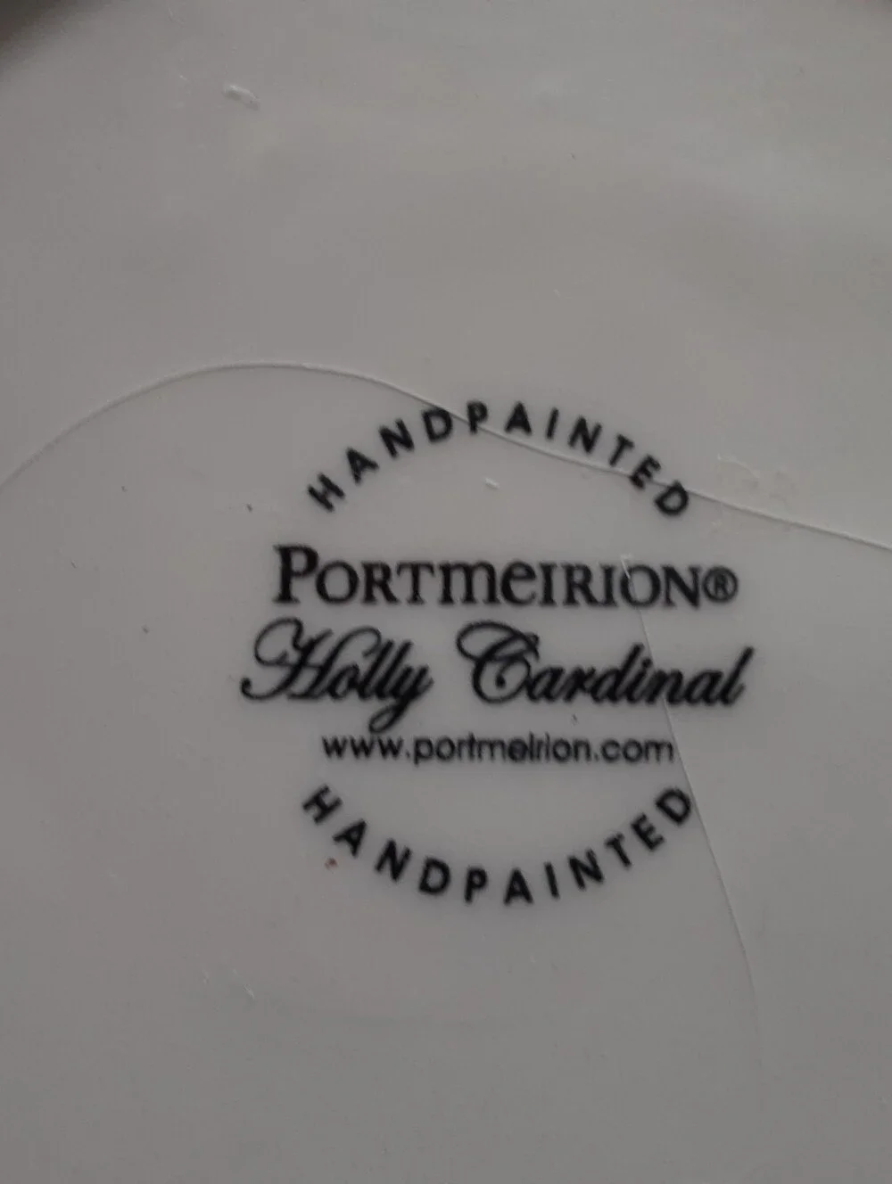 Cardinal Ceramic Dish